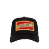 Dsquared2 Logo Patch Baseball Cap In Brown