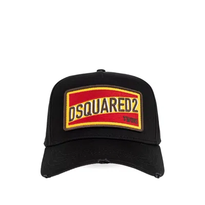 DSQUARED2 LOGO PATCH BASEBALL CAP