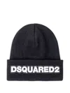 Dsquared2 Logo-patch Beanie In Brown