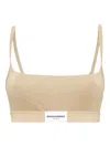 Dsquared2 Logo-patch Bra In Brown