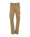 Dsquared2 Logo Patch Cargo Trousers In Brown