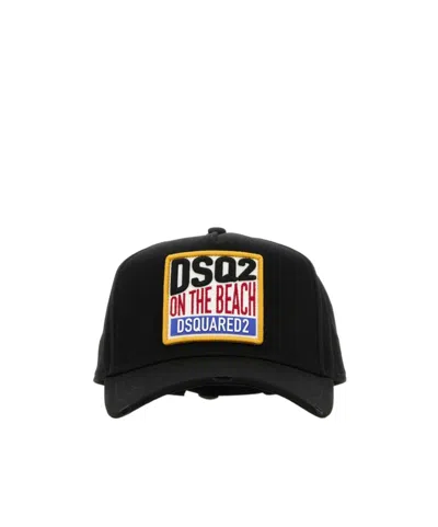 Dsquared2 Logo-patch Cotton Baseball Cap