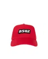 Dsquared2 Logo-patch Cotton Cap In Red