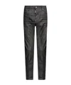 Dsquared2 Logo-patch Cotton Jeans In Black