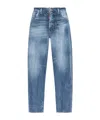 Dsquared2 Whiskering Effect Slim-cut Jeans In Blue