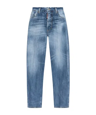 DSQUARED2 DSQUARED2 LOGO TAG CROPPED JEANS