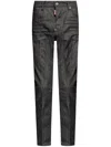 Dsquared2 Logo-patch Cotton Jeans In Grey