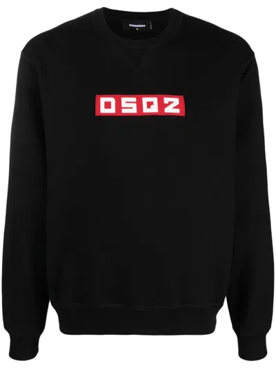 Dsquared2 Btheck Mini Sweatshirt For Men In Black