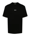 Dsquared2 Regular Fit Metal Logo Tee In Black