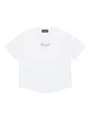 Dsquared2 Logo-patch Cotton T-shirt In White