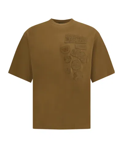DSQUARED2 DSQUARED2 LOGO PATCH CREWNECK T-SHIRT