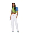 Dsquared2 'rebel Distressed Denim Jeans' In White