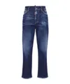 Dsquared2 Boston Basic Wash Straight-leg Jeans In Blue