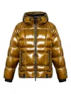 Dsquared2 Logo-patch Down Jacket In Brown