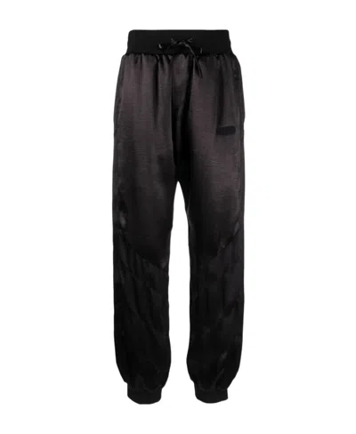 Dsquared2 Logo-patch Drawstring Track Pants In Black