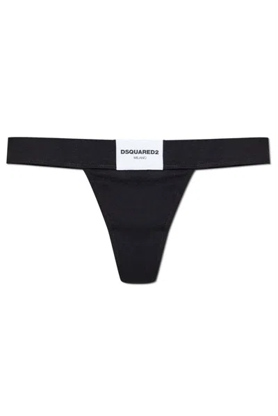 Dsquared2 Elastic Waist Briefs In Black