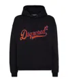 Dsquared2 Sponge Patch Hoodie In Black