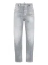 Dsquared2 Logo-patch Jeans In Gray