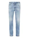 Dsquared2 Logo-patch Jeans In Blue