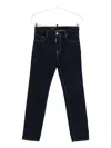 Dsquared2 Logo-patch Jeans In Blue