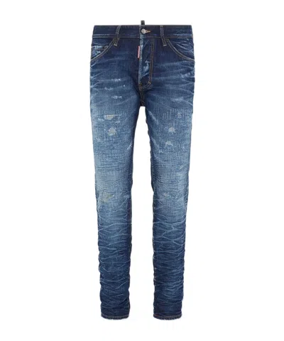 DSQUARED2 LOGO-PATCH JEANS
