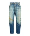 Dsquared2 Logo-patch Jeans In Blue