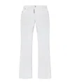 Dsquared2 Logo Patch Jeans In White