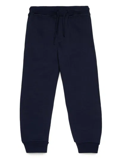 Dsquared2 Kids' Logo Patch Jogging Trousers In Blue