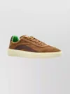 Dsquared2 Laced Sneaker With Patch With Logo In Brown