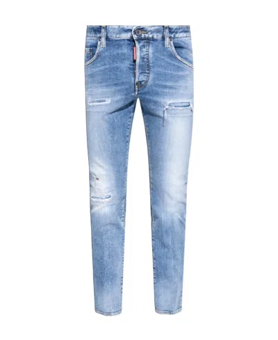 DSQUARED2 DSQUARED2 MID-RISE DISTRESSED SKINNY JEANS