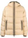 Dsquared2 Logo-print Padded Jacket In Nude
