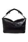 DSQUARED2 LOGO PATCH PADDED SHOULDER BAG