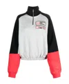 Dsquared2 D2 Athletic Panelled Sweatshirt In White