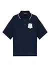 Dsquared2 Short Sleeve Polo Shirt In Blue