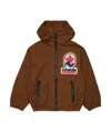 Dsquared2 Logo-patch Raincoat In Brown