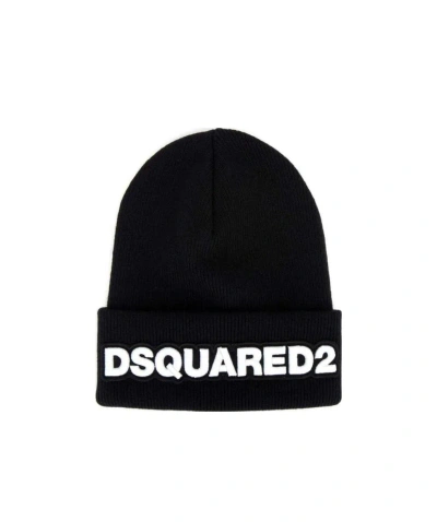 DSQUARED2 DSQUARED2 LOGO EMBROIDERED BEANIE