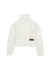 Dsquared2 Logo-patch Roll-neck Jumper In White