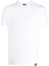 Dsquared2 Cotton Trio With Crew-neck And Short Sleeves In White