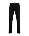 Dsquared2 Cotton Cargo Trouser With Logo Patch In Black