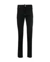 Dsquared2 Cotton Cargo Trouser With Logo Patch In Black