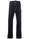 Dsquared2 Logo-patch Slim-leg Denim Jeans In Blue