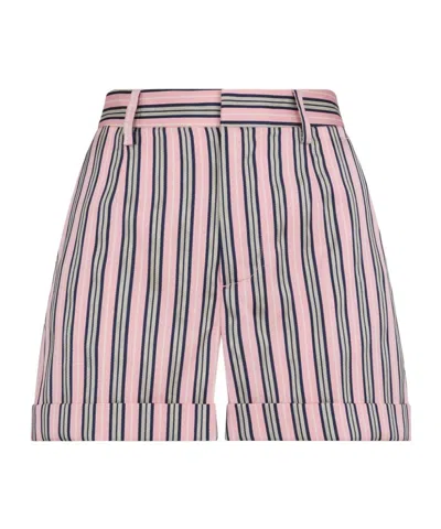DSQUARED2 DSQUARED2 HIGH WASIT STRIPED SHORTS