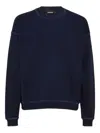Dsquared2 Logo-patch Sweatshirt In Blue