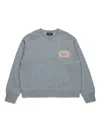 Dsquared2 Sweatshirt Mit Logo-patch In Grau