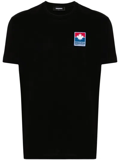 DSQUARED2 LOGO-PATCH T-SHIRT