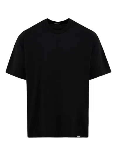 Dsquared2 Logo-patch T-shirt In Black