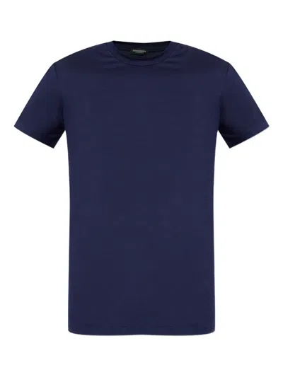 Dsquared2 Logo-patch T-shirt In Blue