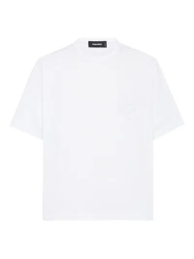 DSQUARED2 LOGO-PATCH T-SHIRT
