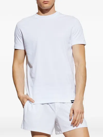 Dsquared2 Logo-patch T-shirt In White