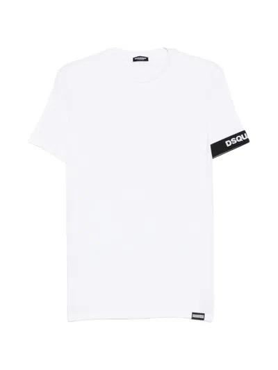 Dsquared2 Logo-patch T-shirt In White